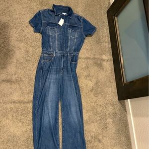 Good American weightless denim jumpsuit.  Sz 3(L).  NWT. $148